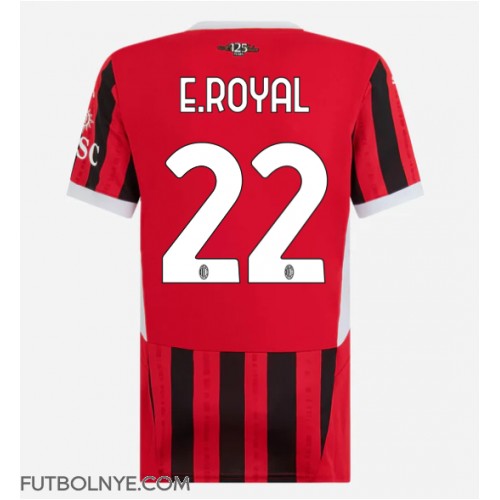 Camiseta AC Milan Emerson Royal #22 Primera Equipación para mujer 2024-25 manga corta